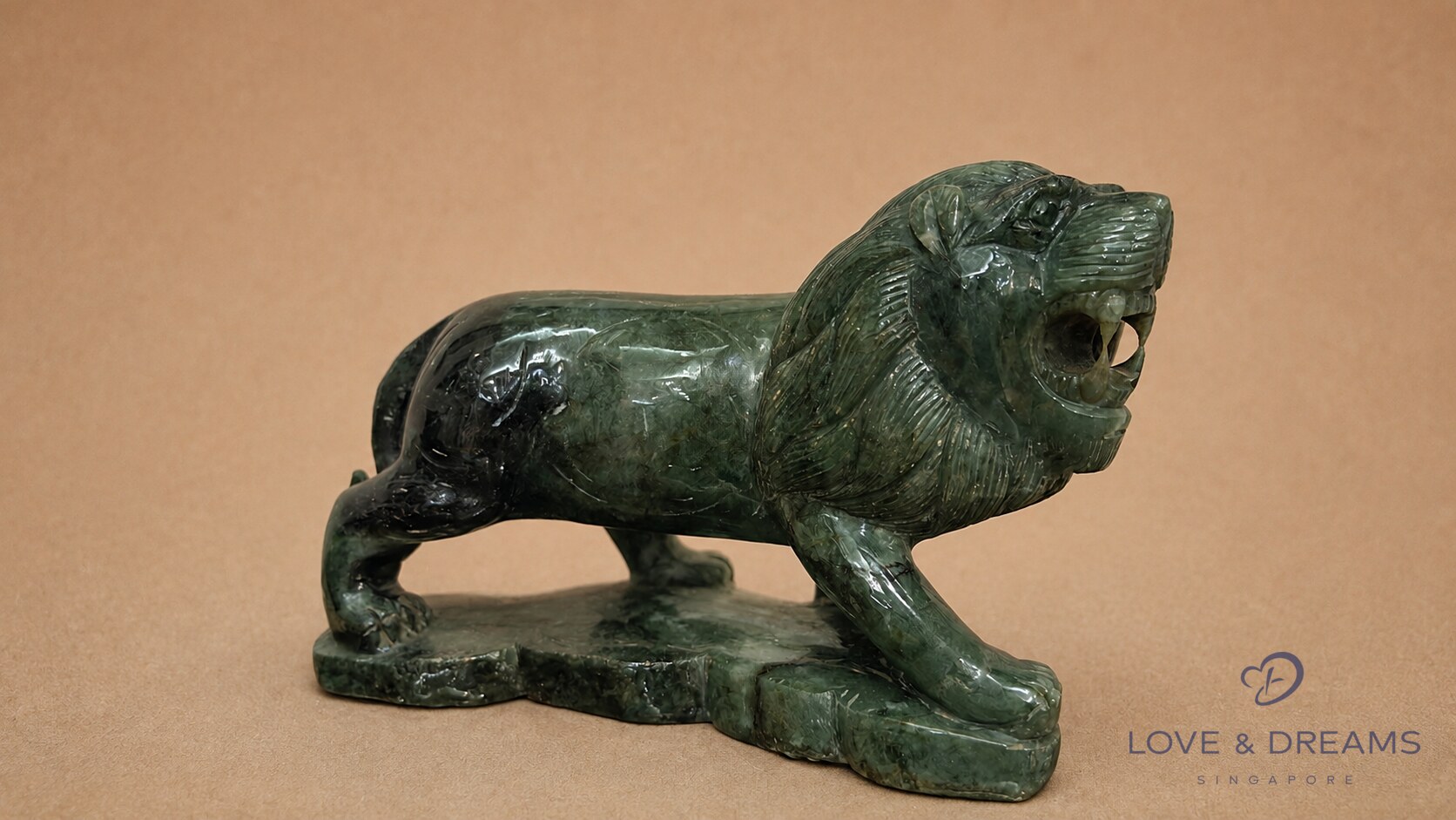 Dark Jade Lion