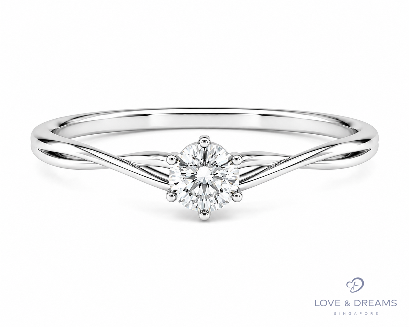Infinity Split-Shank Solitaire
