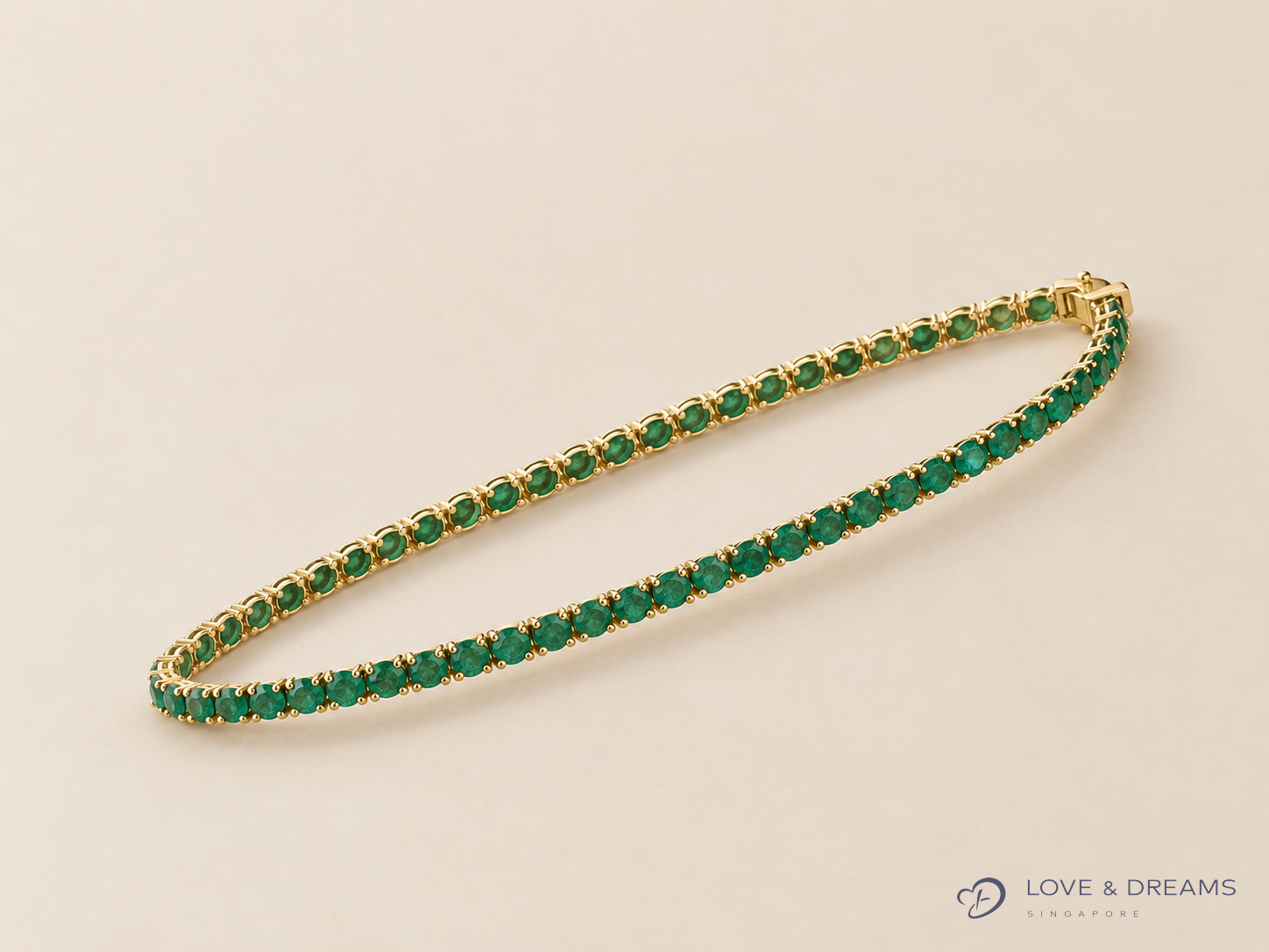 Emerald Tennis Bracelet