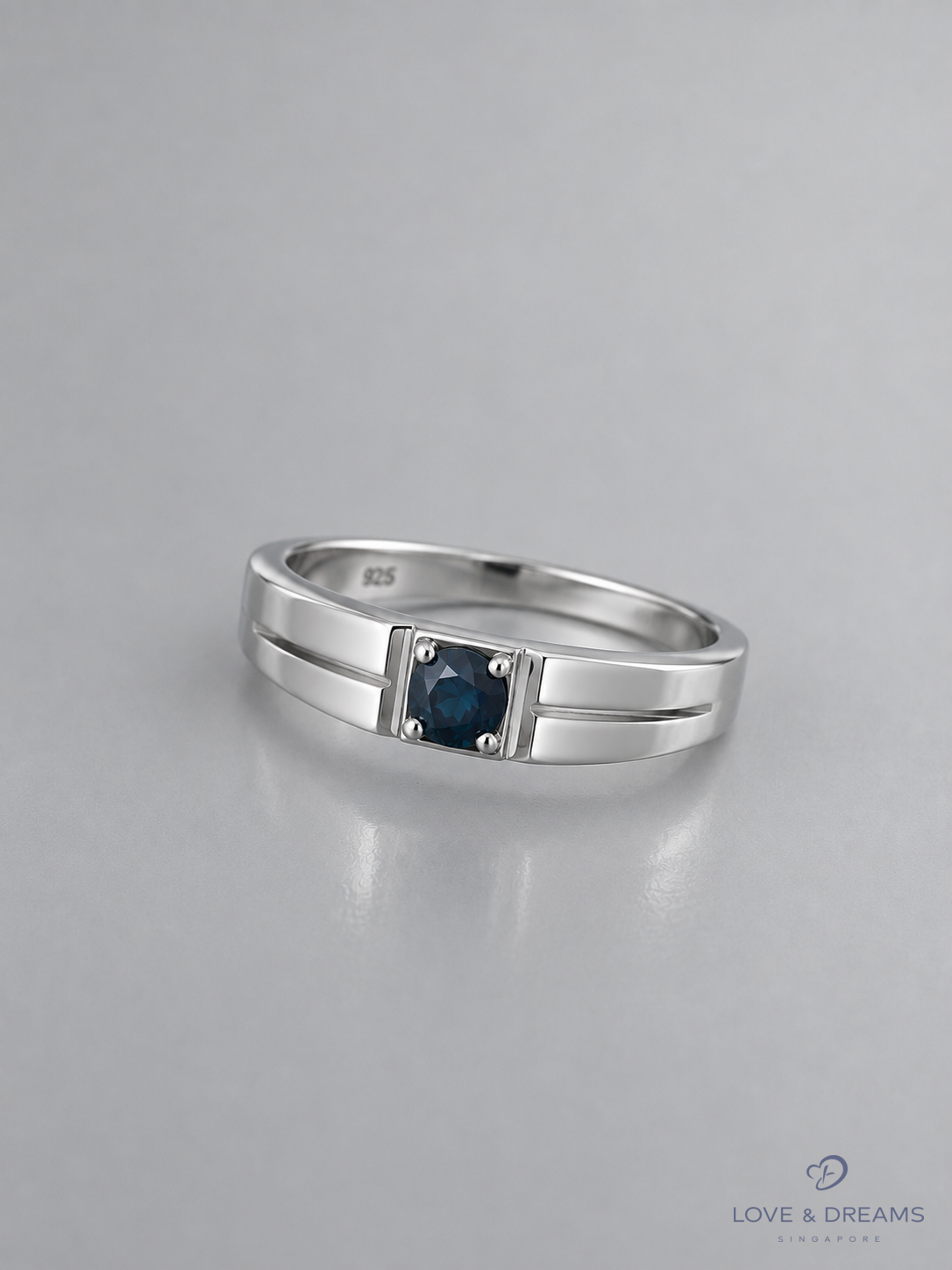 Blue Sapphire Men's Band