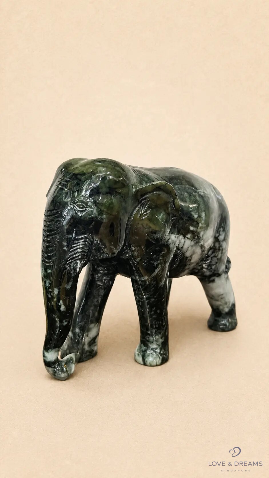 Dark Jade Elephant V