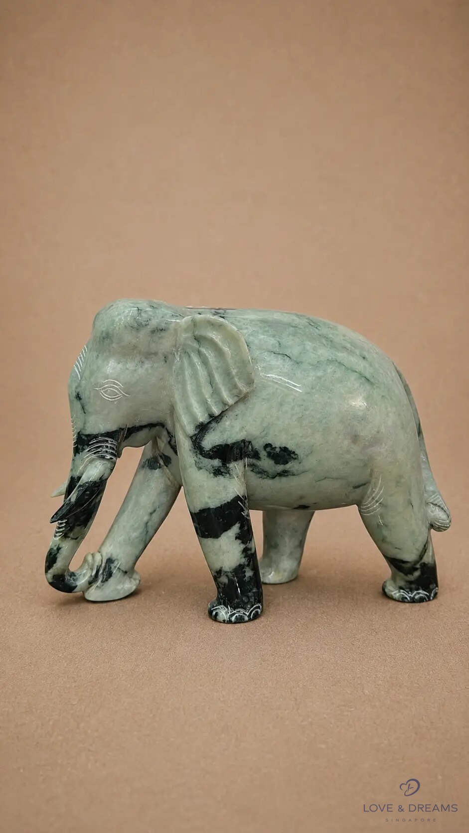 Marbled Jade Elephant II