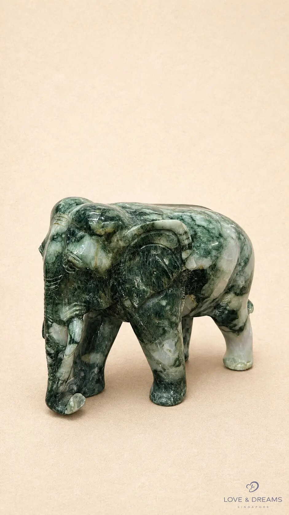 Marbled Jade Elephant IV