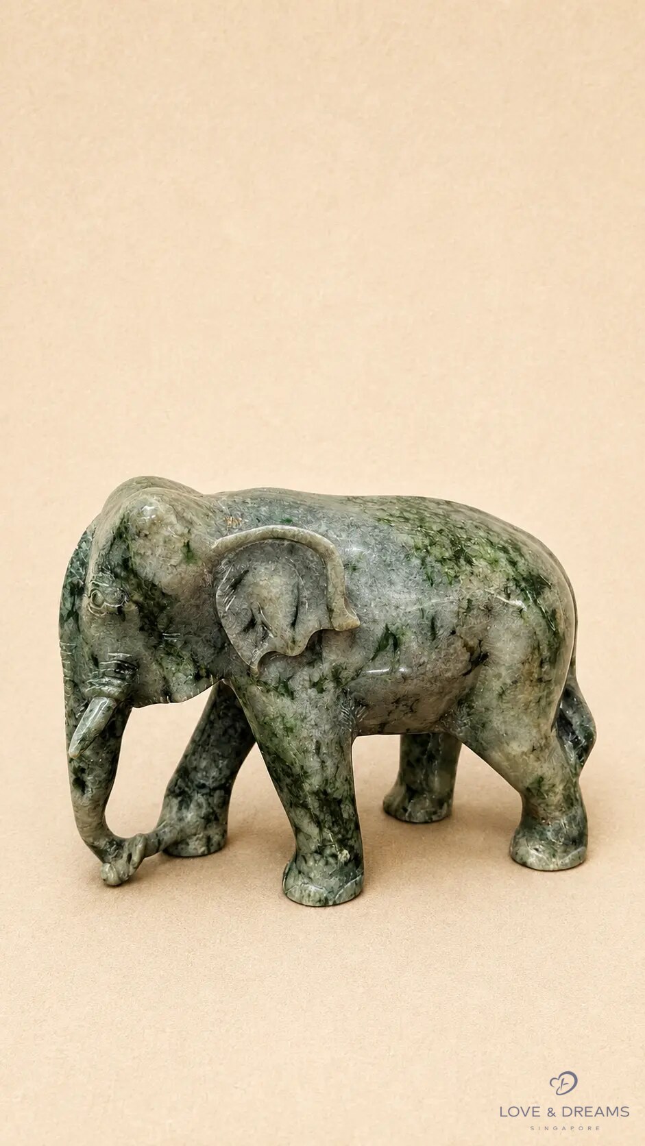 Marbled Jade Elephant V