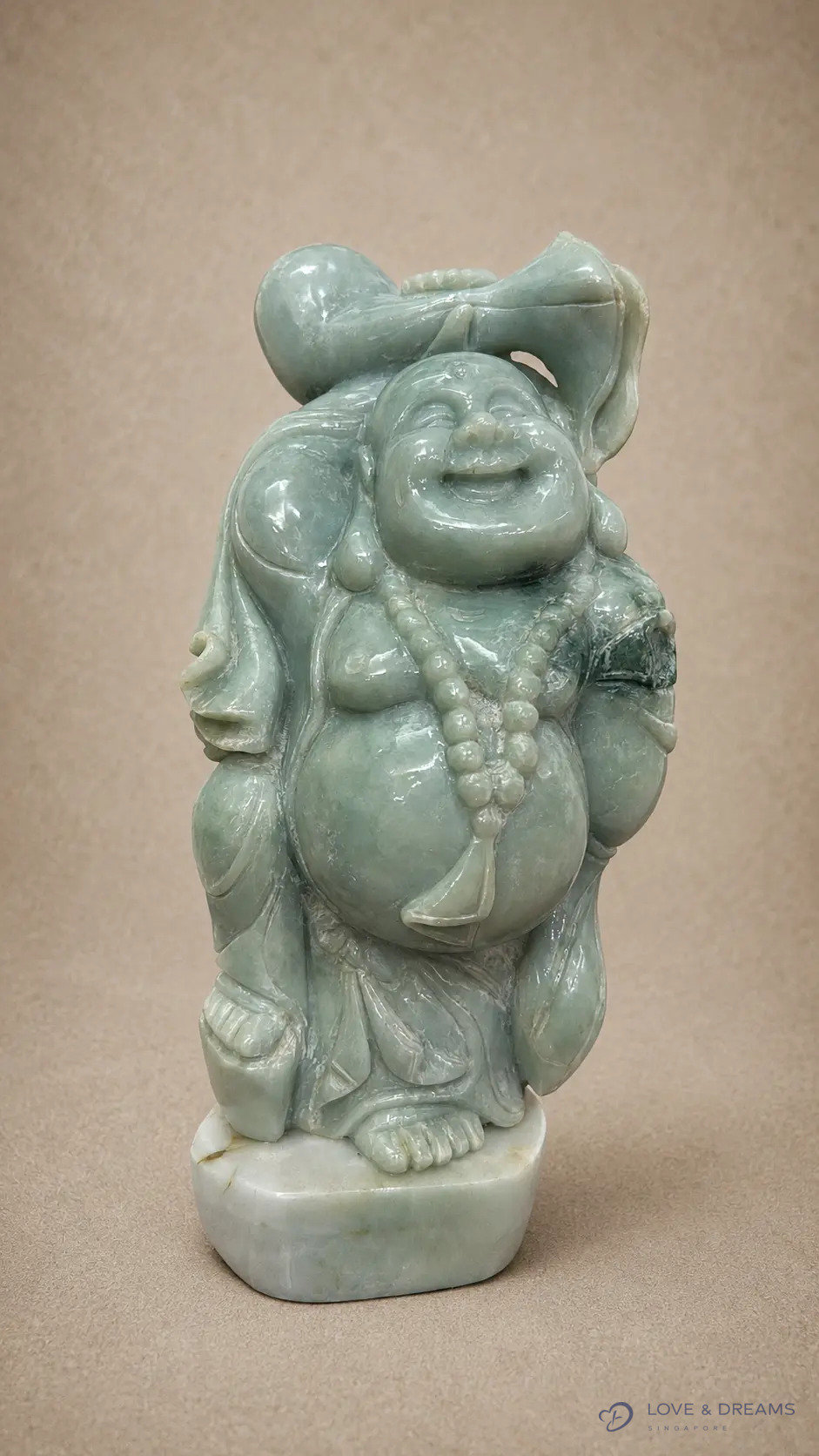 Laughing Buddha with Treasure Sack