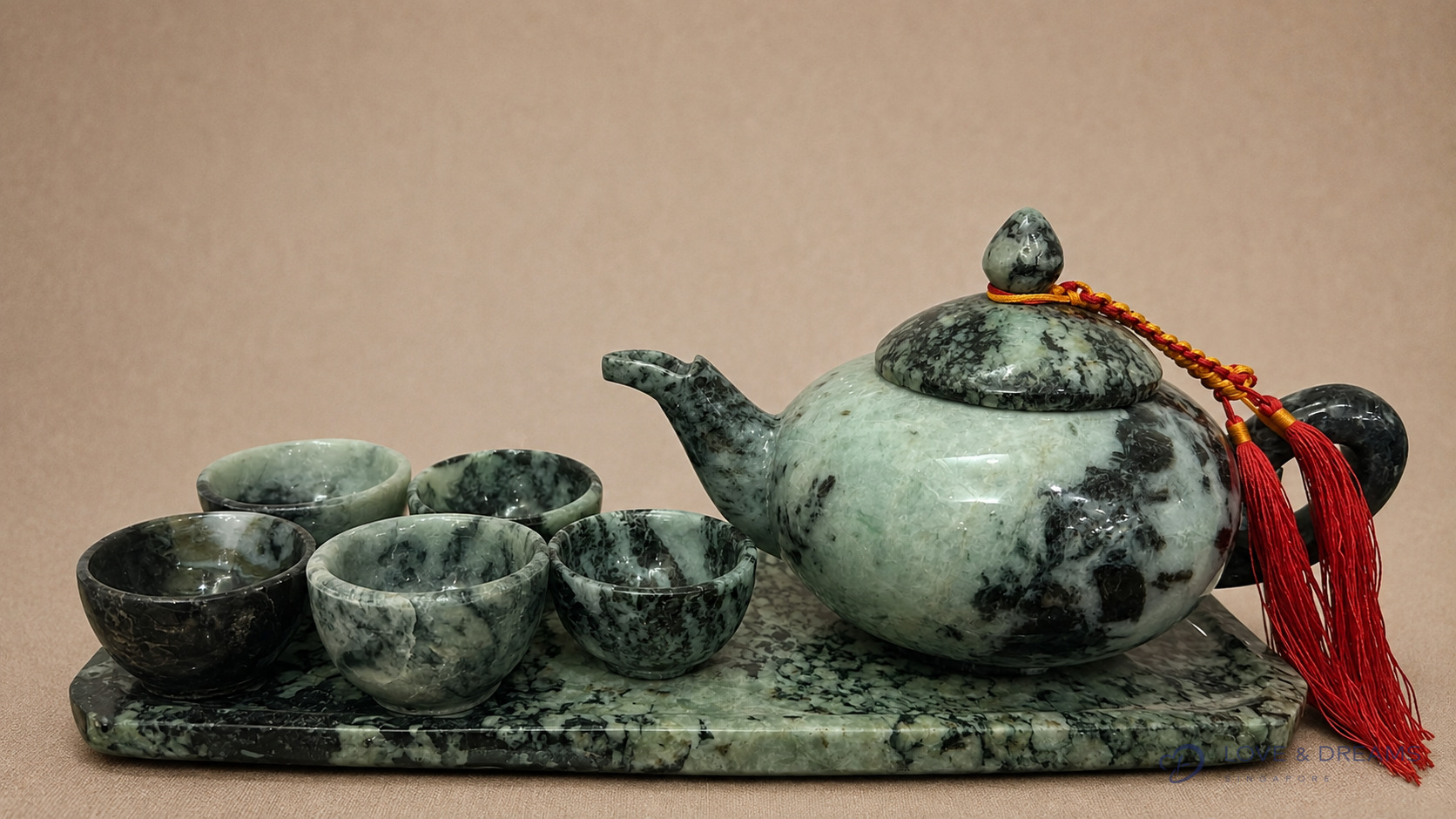 Marbled Jade Tea Set I
