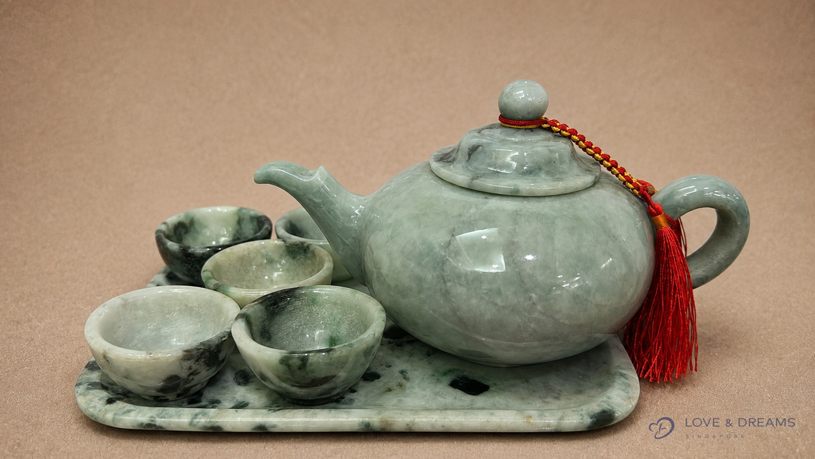 Marbled Jade Tea Set III