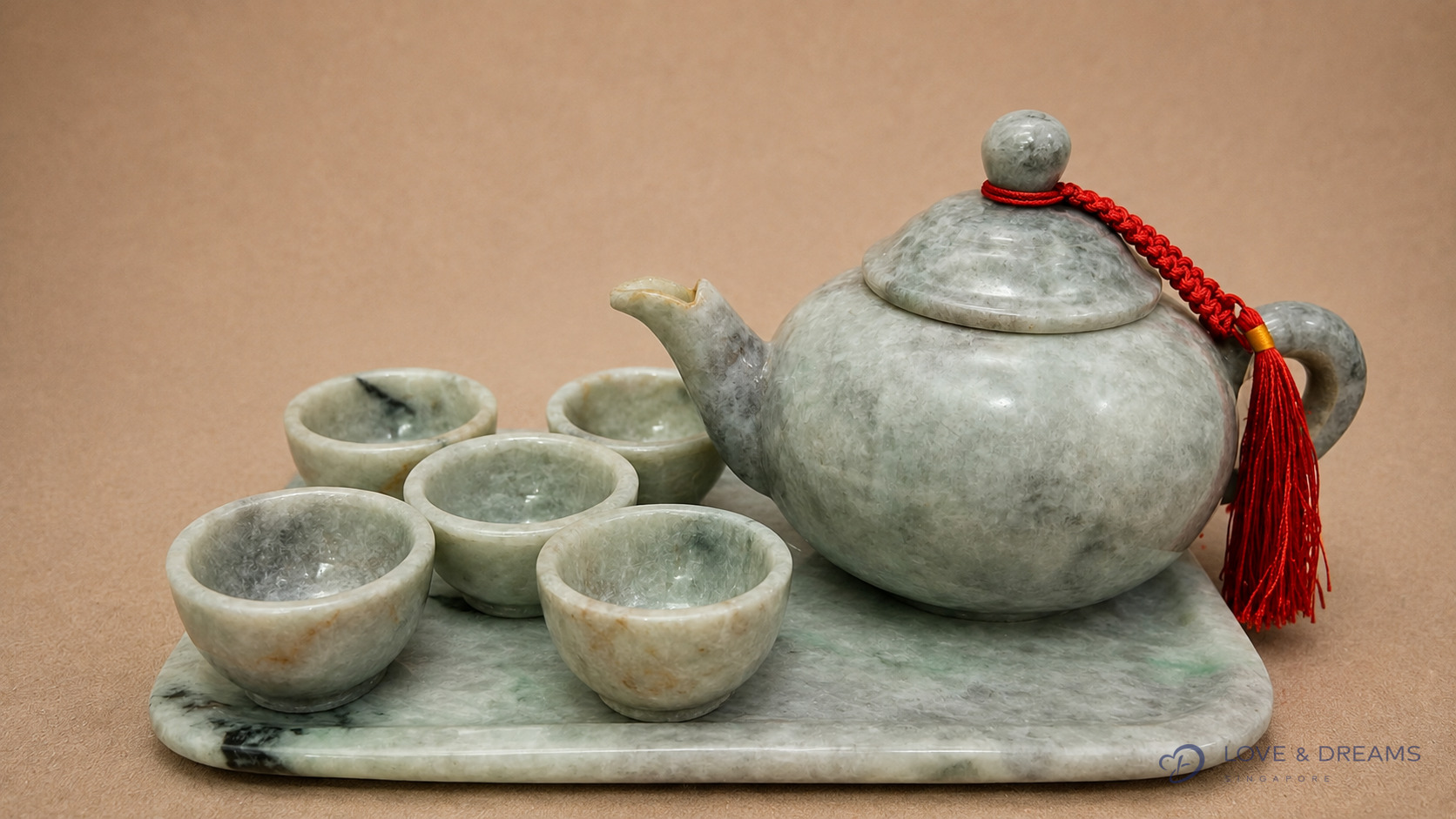 Marbled Jade Tea Set IV