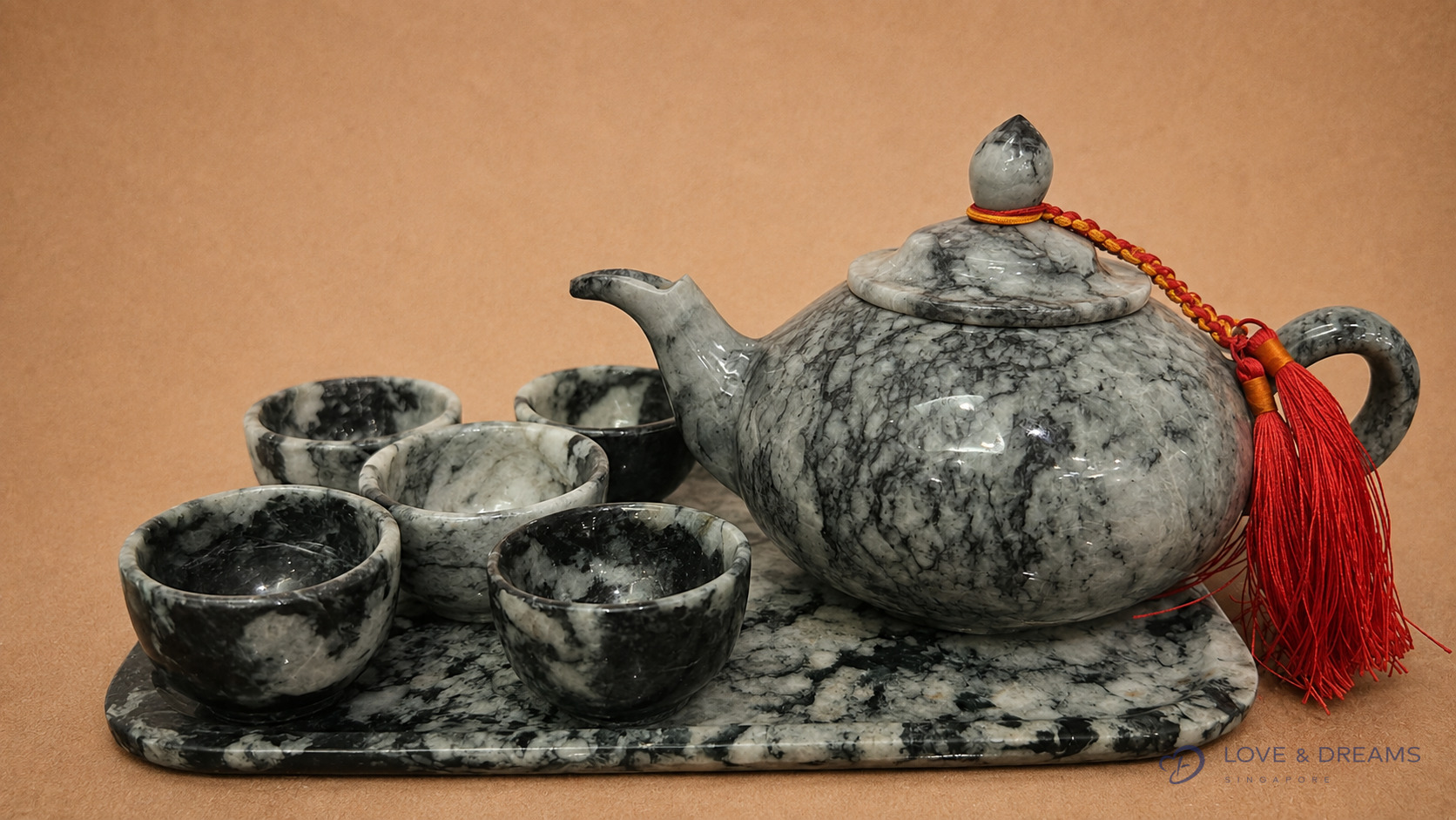 Marbled Jade Tea Set V