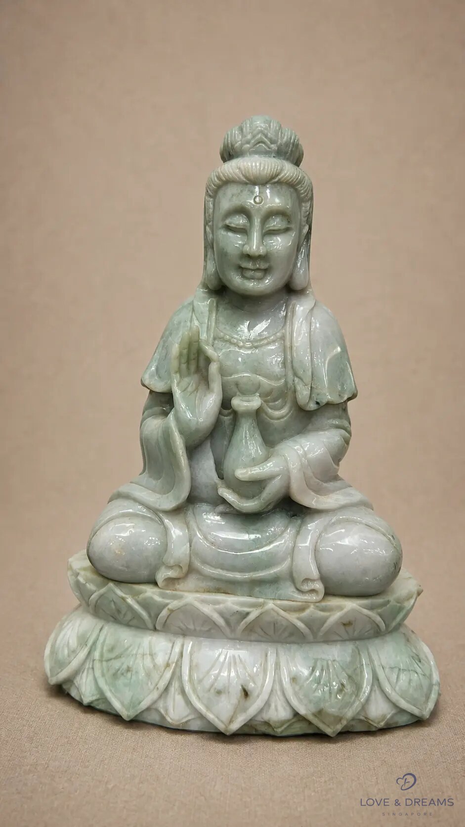 Seated Guanyin on Lotus Throne
