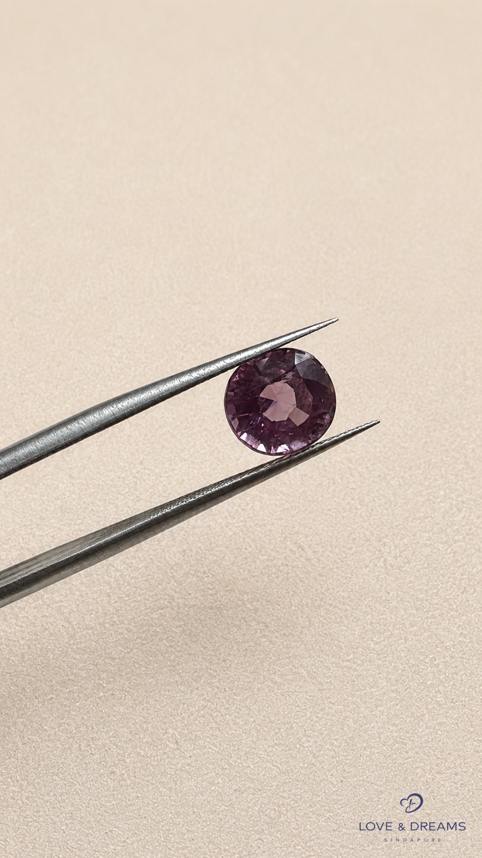 Natural Deep-Mauve Spinel 2.90 ct