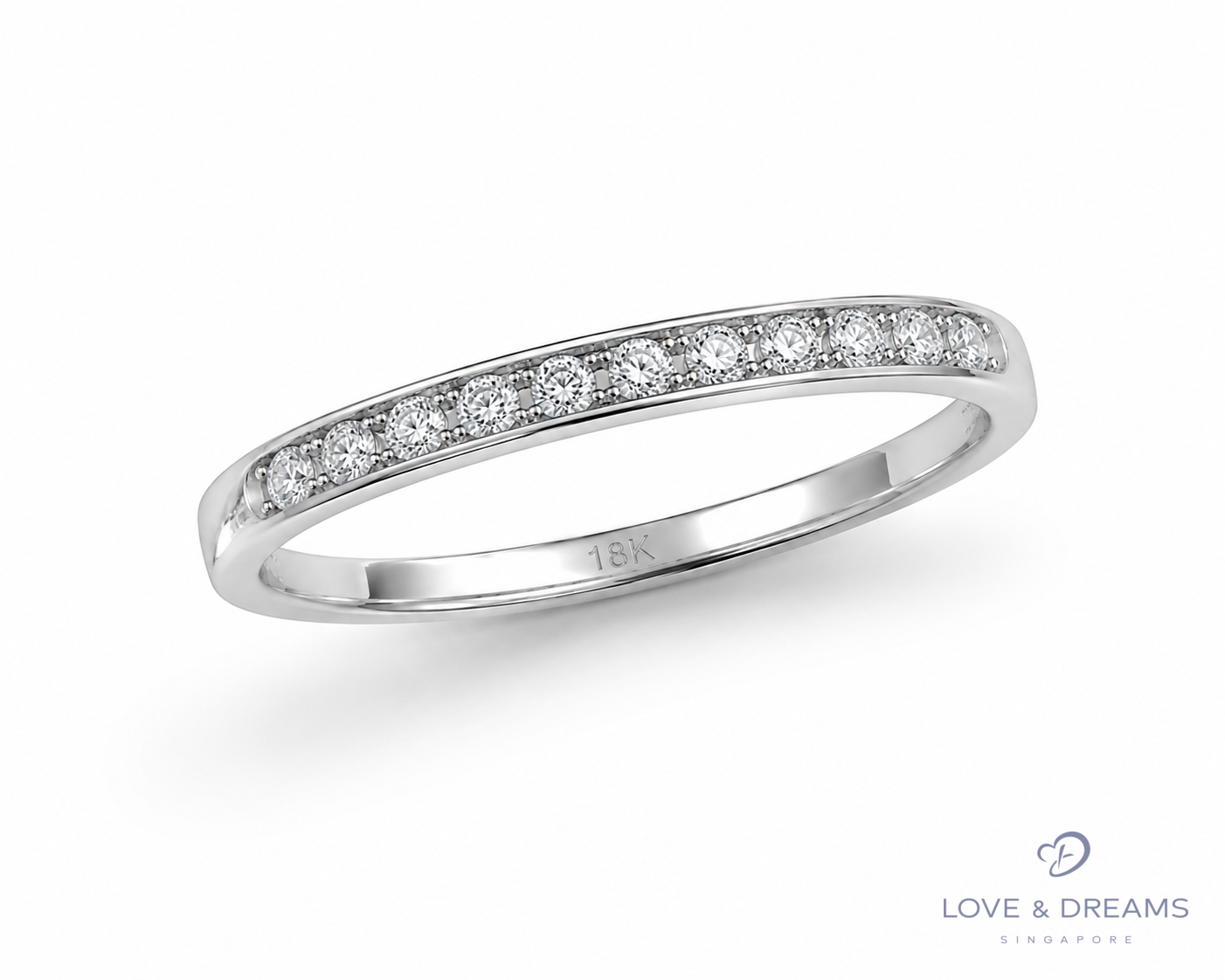 Channel Set Diamond Band